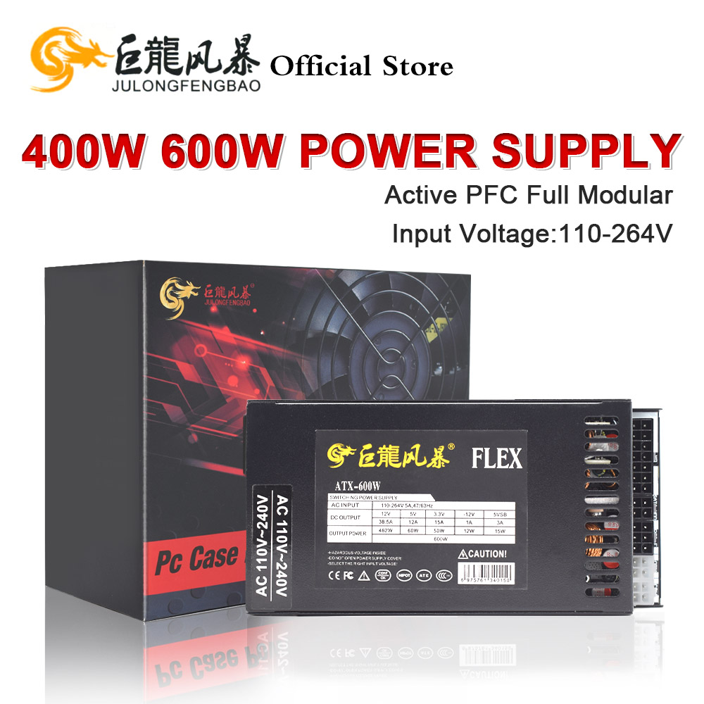 JULONGFENGBAO ATX 400W 600W Fu - Flex Atx Power Supply 600W 1U review and price